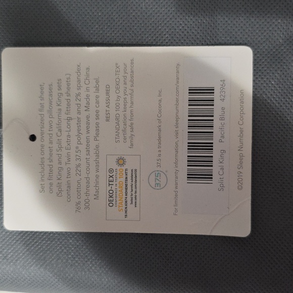 Sleep Number True Temp Sheet Set - Picture 3 of 4